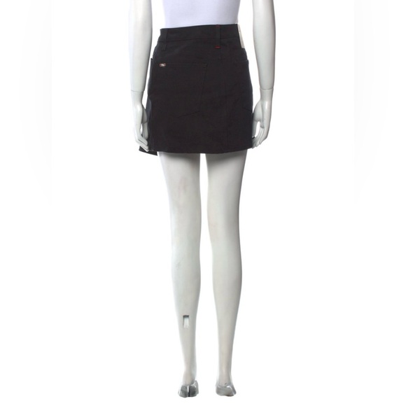 Alice + Olivia Black and White Colorblock Mini Skirt sz 28 - Picture 3 of 16